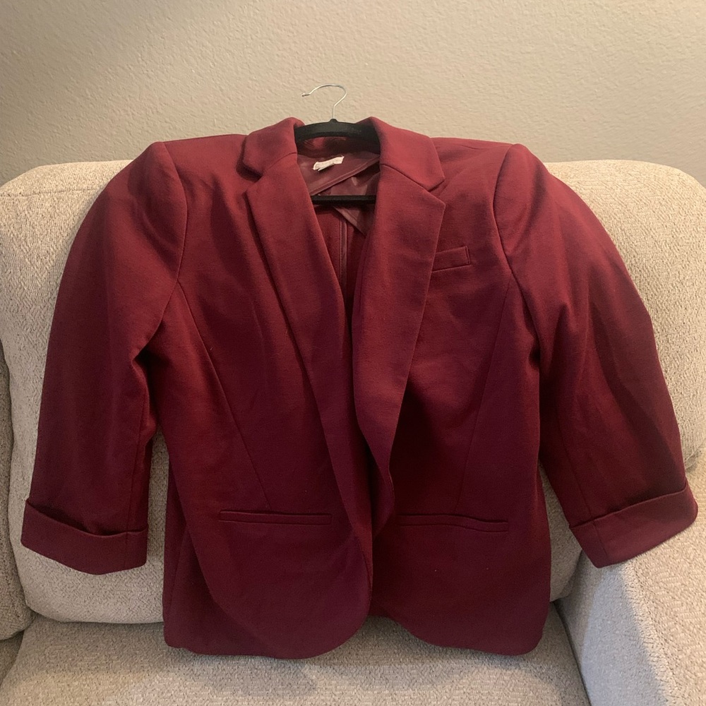 New Lauren Conrad Red Blazer, size 8